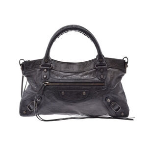 Balenciaga The First Khaki Green Lambskin Bag